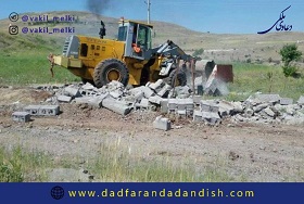 تخریب-ویلای-غیرمجاز-دو-مقام-مسئول-در-فیروزکوه